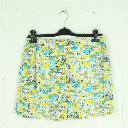 Vintage Beach Shorts Gr. XL weiß mehrfarbig Crazy Pattern