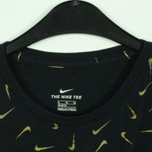 Laden Sie das Bild in den Galerie-Viewer, Second Hand NIKE T-shirt Gr. XL schwarz cropped Swoosh Print (*)