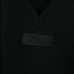 Second Hand DIESEL T-shirt Gr. M schwarz uni mit Schriftzug (*)
