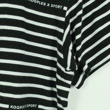 Laden Sie das Bild in den Galerie-Viewer, Second Hand THE KOOPLES X SPORT T-shirt Gr. 2 schwarz cropped gestreift (*)