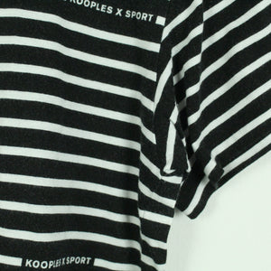 Second Hand THE KOOPLES X SPORT T-shirt Gr. 2 schwarz cropped gestreift (*)