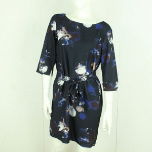 Second Hand SELECTED FEMME Kleid Gr. 40 dunkelblau mehrfarbig gemustert (*)