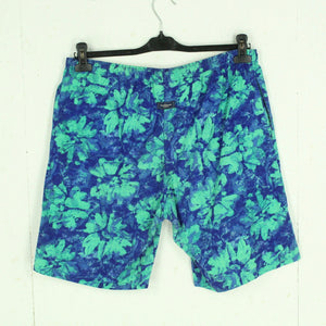 Vintage ROBE DI KAPPA Beach Shorts Gr. XL blau grün geblümt