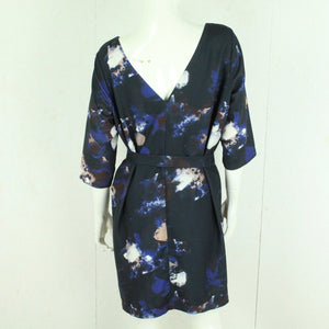 Second Hand SELECTED FEMME Kleid Gr. 40 dunkelblau mehrfarbig gemustert (*)