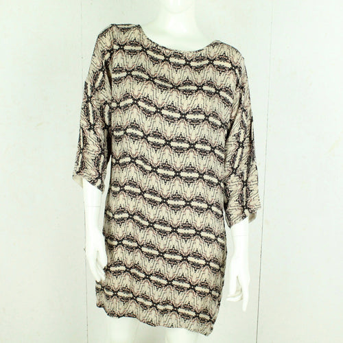 Second Hand BAUM & PFERDGARTEN Kleid Gr. 36 beige mehrfarbig gemustert (*)