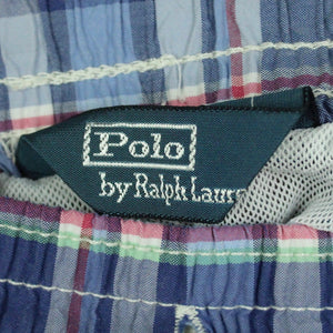 Vintage POLO BY RALPH LAUREN Beach Shorts Gr. L mehrfarbig kariert