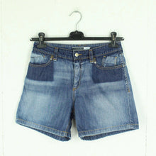 Laden Sie das Bild in den Galerie-Viewer, Second Hand SPORT MAX Jeansshorts Gr. 34 blau Shorts (*)