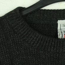 Laden Sie das Bild in den Galerie-Viewer, Vintage Pullover mit Wolle Gr. L mehrfarbig gemustert Strick