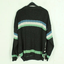 Laden Sie das Bild in den Galerie-Viewer, Vintage Pullover mit Wolle Gr. L mehrfarbig gemustert Strick