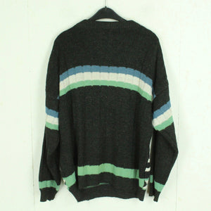 Vintage Pullover mit Wolle Gr. L mehrfarbig gemustert Strick