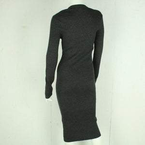 Second Hand PIAZZA ITALIA Strickkleid Gr. XL grau meliert Kleid (*)