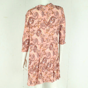 Second Hand F&F Kleid Gr. 46 rosa mehrfarbig gemustert (*)