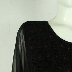 Second Hand JUNAROSE Midikleid Gr. 52 schwarz rot gepunktet Kleid (*)