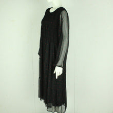 Laden Sie das Bild in den Galerie-Viewer, Second Hand JUNAROSE Midikleid Gr. 52 schwarz rot gepunktet Kleid (*)