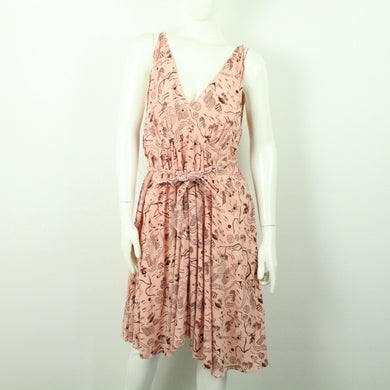 Second Hand & OTHER STORIES Kleid Gr. 38 rosa weinrot gemustert (*)
