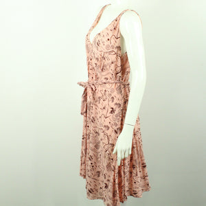 Second Hand & OTHER STORIES Kleid Gr. 38 rosa weinrot gemustert (*)