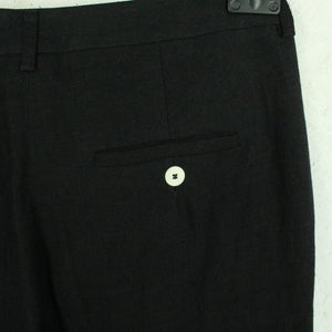 Second Hand MAX MARA Leinenhose Gr. 40 schwarz uni Leinen Hose (*)