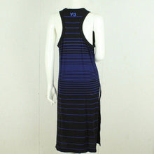 Laden Sie das Bild in den Galerie-Viewer, Second Hand Y-3 ADIDAS Kleid Gr. M schwarz blau gestreift (*)