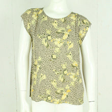Laden Sie das Bild in den Galerie-Viewer, Second Hand SAINT TROPEZ Bluse Gr. M oliv mehrfarbig gemustert (*)