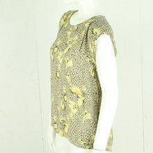 Laden Sie das Bild in den Galerie-Viewer, Second Hand SAINT TROPEZ Bluse Gr. M oliv mehrfarbig gemustert (*)