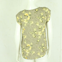 Laden Sie das Bild in den Galerie-Viewer, Second Hand SAINT TROPEZ Bluse Gr. M oliv mehrfarbig gemustert (*)