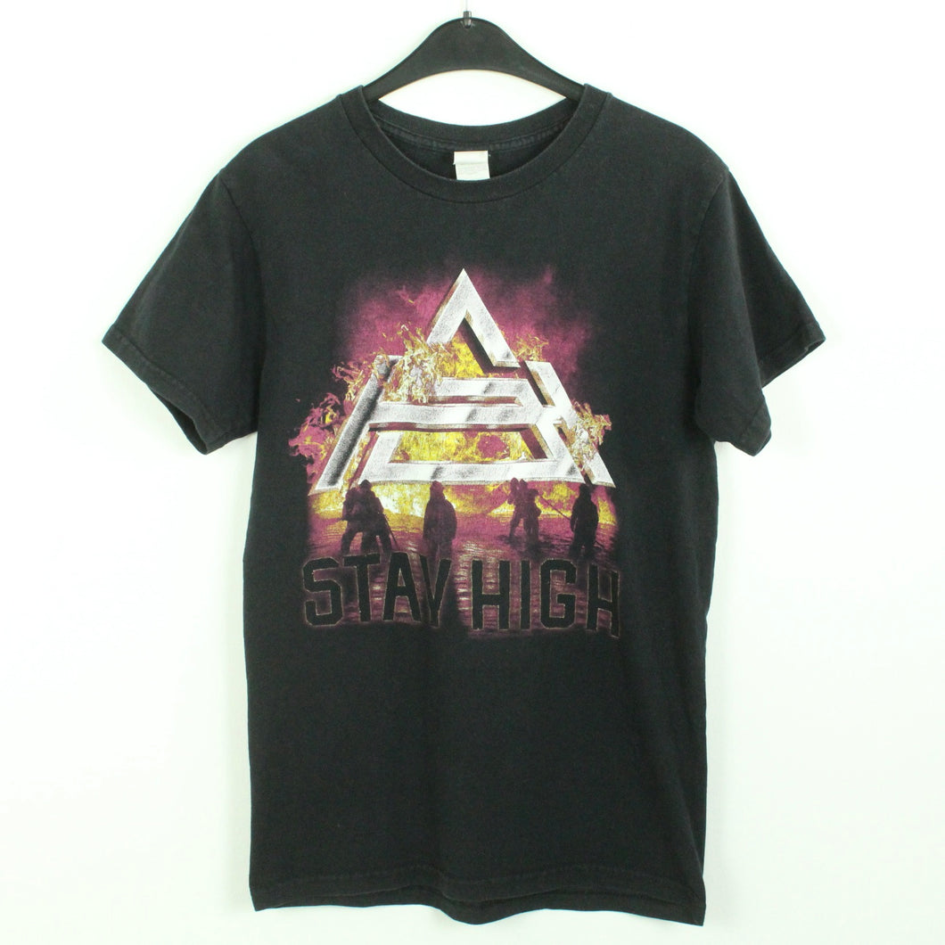 Vintage UFO 361 T-Shirt / Bandshirt Gr. S schwarz mit Print und Backprint STAY HIGH TOUR 2018 (*)