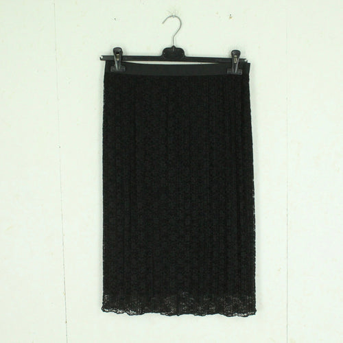 Second Hand COMPTOIR DES COTONNIERS Rock Gr. M schwarz Spitze Midirock (*)