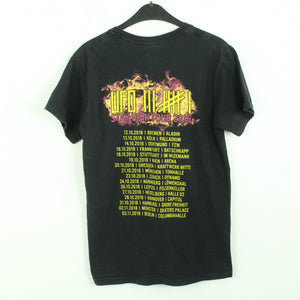 Vintage UFO 361 T-Shirt / Bandshirt Gr. S schwarz mit Print und Backprint STAY HIGH TOUR 2018 (*)