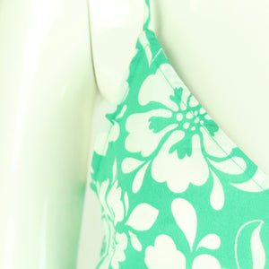 Second Hand MONKI Kleid Gr. 36 grün weiß geblümt NEU (*)