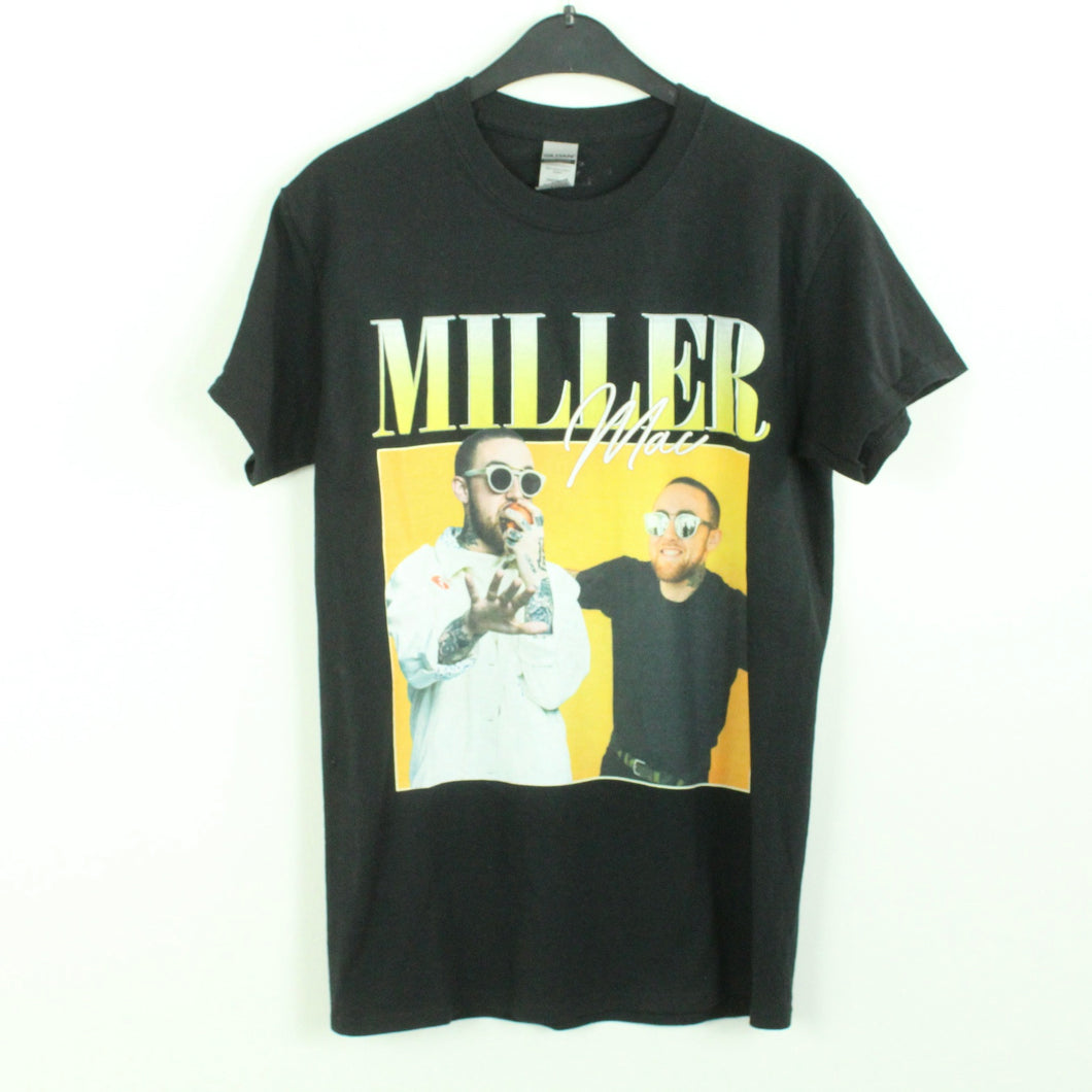 Vintage MAC MILLER T-Shirt / Bandshirt Gr. S schwarz mit Print (*)