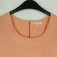 Laden Sie das Bild in den Galerie-Viewer, Vintage Seidenbluse Gr. L lachs uni kurzarm Bluse Seide