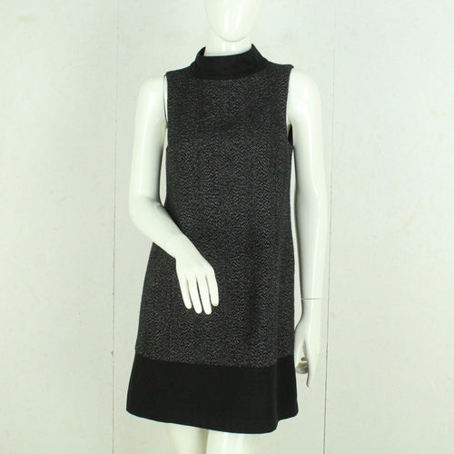 Second Hand MAX & CO Kleid mit Wolle Gr. 40 schwarz grau gemustert (*)