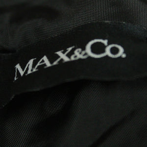 Second Hand MAX & CO Kleid mit Wolle Gr. 40 schwarz grau gemustert (*)