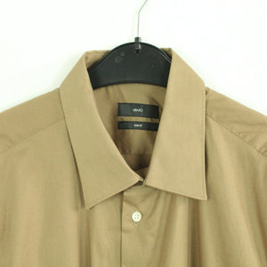 Second Hand LIU-JO Hemd Gr. 40 hellbraun langarm - slim fit (*)