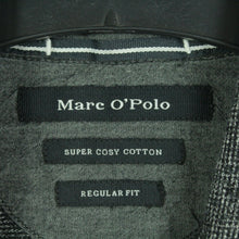 Laden Sie das Bild in den Galerie-Viewer, Second Hand MARC O&#39;POLO Hemd Gr. L blau weiß meliert langarm - regular fit (*)