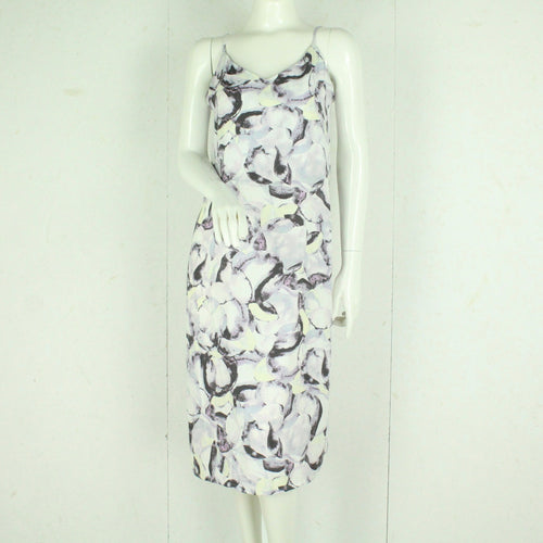 Second Hand MONKI Kleid Gr. 40 mehrfarbig gemustert Midikleid (*)