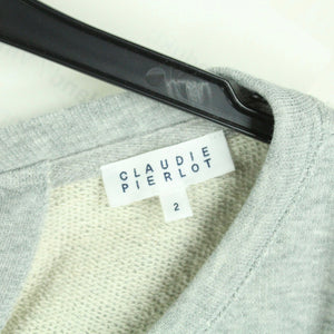 Second Hand CLAUDIE PERLOT Sweatshirt Gr. 2 (38) grau meliert (*)