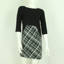 Laden Sie das Bild in den Galerie-Viewer, Second Hand MAX &amp; CO Kleid Gr. 34 schwarz weiß gemustert (*)