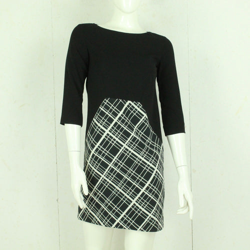 Second Hand MAX & CO Kleid Gr. 34 schwarz weiß gemustert (*)