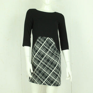 Second Hand MAX & CO Kleid Gr. 34 schwarz weiß gemustert (*)