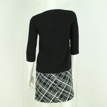 Laden Sie das Bild in den Galerie-Viewer, Second Hand MAX &amp; CO Kleid Gr. 34 schwarz weiß gemustert (*)