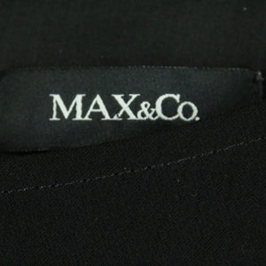 Second Hand MAX & CO Kleid Gr. 34 schwarz weiß gemustert (*)