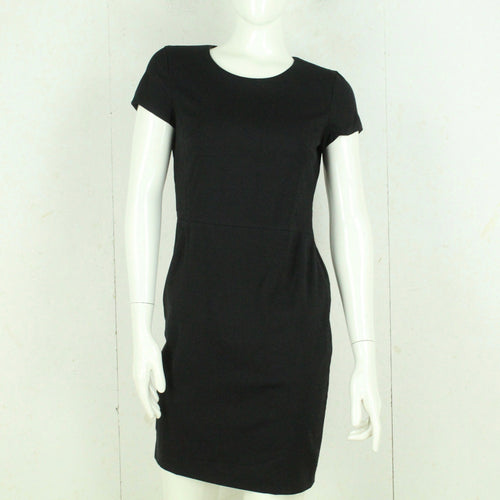 Second Hand JOOP Wollkleid Gr. 36 schwarz uni Wolle Kleid (*)