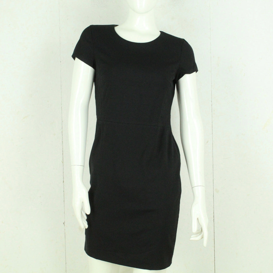 Second Hand JOOP Wollkleid Gr. 36 schwarz uni Wolle Kleid (*)