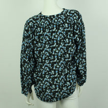 Laden Sie das Bild in den Galerie-Viewer, Second Hand MSCH COPENHAGEN Bluse Gr. S/M schwarz bunt geblümt  (*)