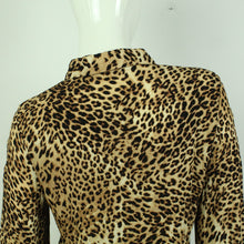 Laden Sie das Bild in den Galerie-Viewer, Second Hand GESTUZ Bluse Gr. 36 braun schwarz Animalprint  (*)