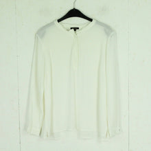 Laden Sie das Bild in den Galerie-Viewer, Second Hand MORE &amp; MORE Bluse Gr. 44 weiß uni (*)