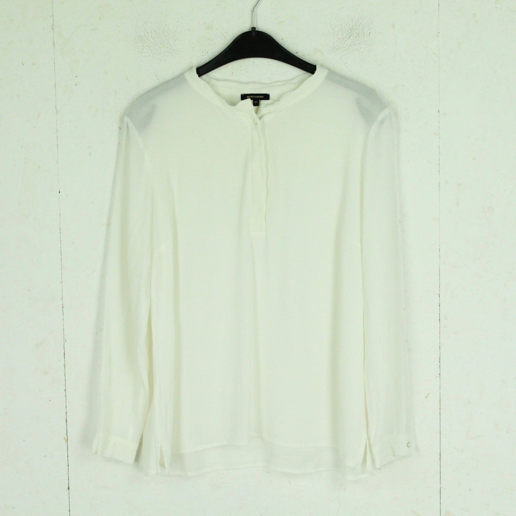 Second Hand MORE & MORE Bluse Gr. 44 weiß uni (*)