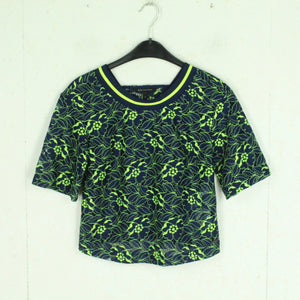 Second Hand ARMANI EXCHANGE Spitzenbluse Gr. S blau grün Spitze Bluse (*)