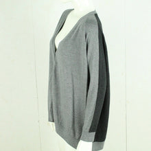 Laden Sie das Bild in den Galerie-Viewer, Second Hand CUSTOMMADE Strickjacke Cardigan mit Wolle Gr. M grau (*)